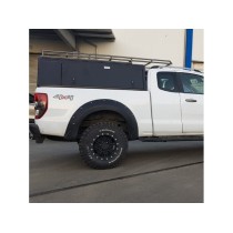 Hardtop Explorer noir Ford Ranger 2012-2022 Alu-Cab robuste aluminium